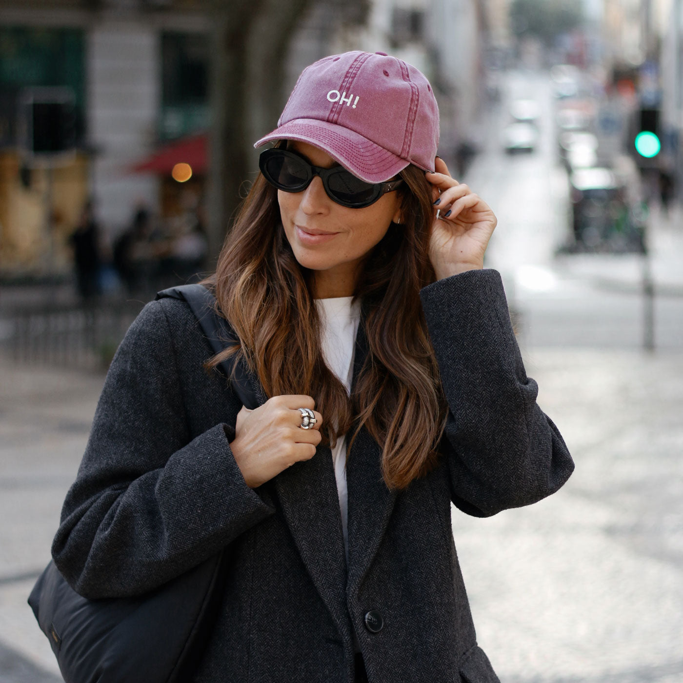 Bonnie OH Bordeaux & Cream