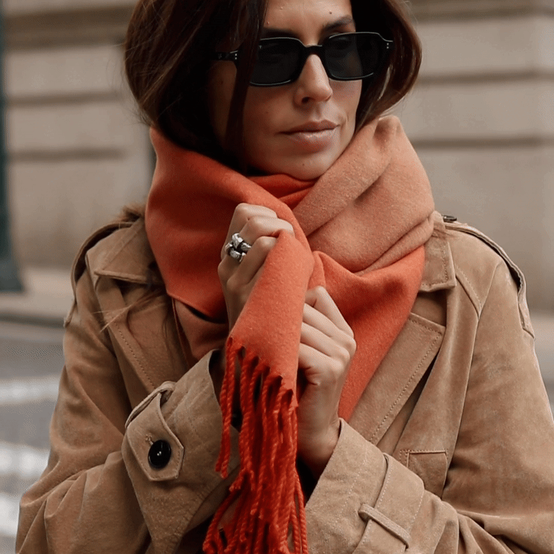 Vincent Orange & Beige
