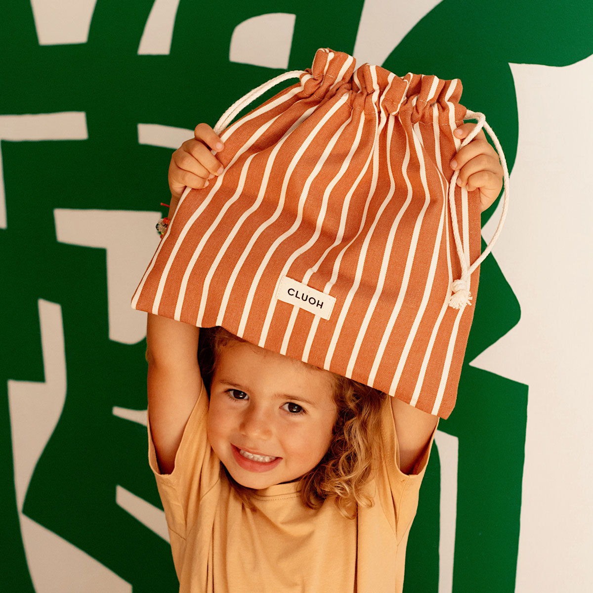 Gi Kids Terracotta Stripes Cream