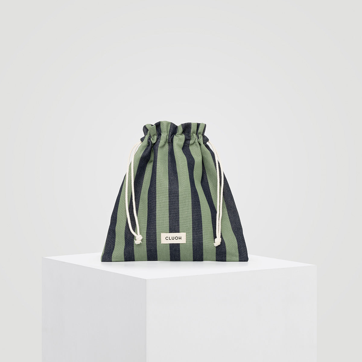 Gi Stripes Green & Midnight Blue