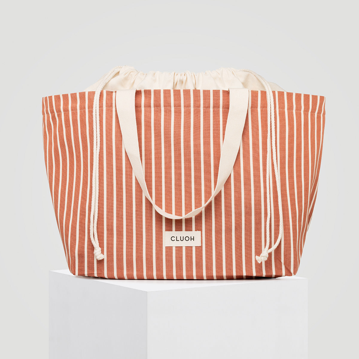 Karl XL Terracotta Stripes Cream
