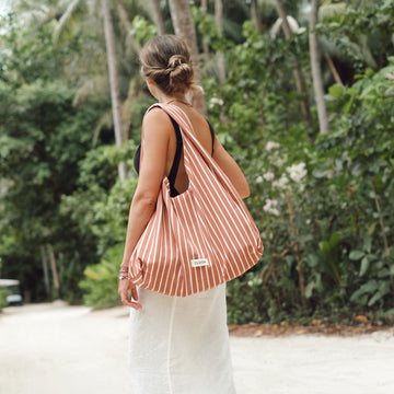 Lily Terracotta Stripes Cream