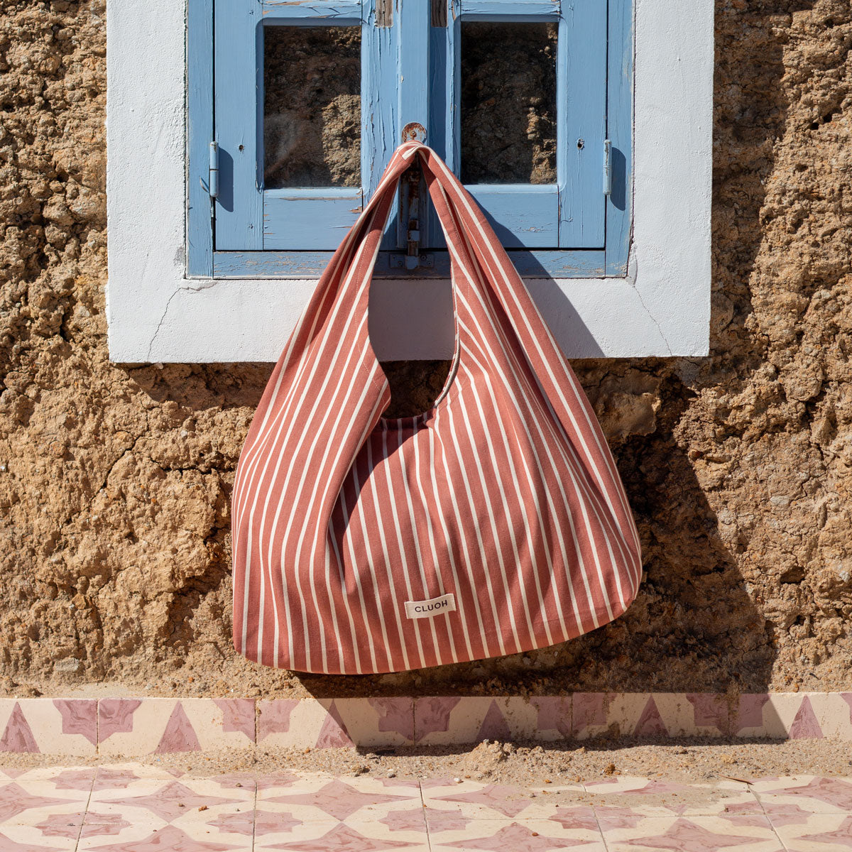 Lily Terracotta Stripes Cream