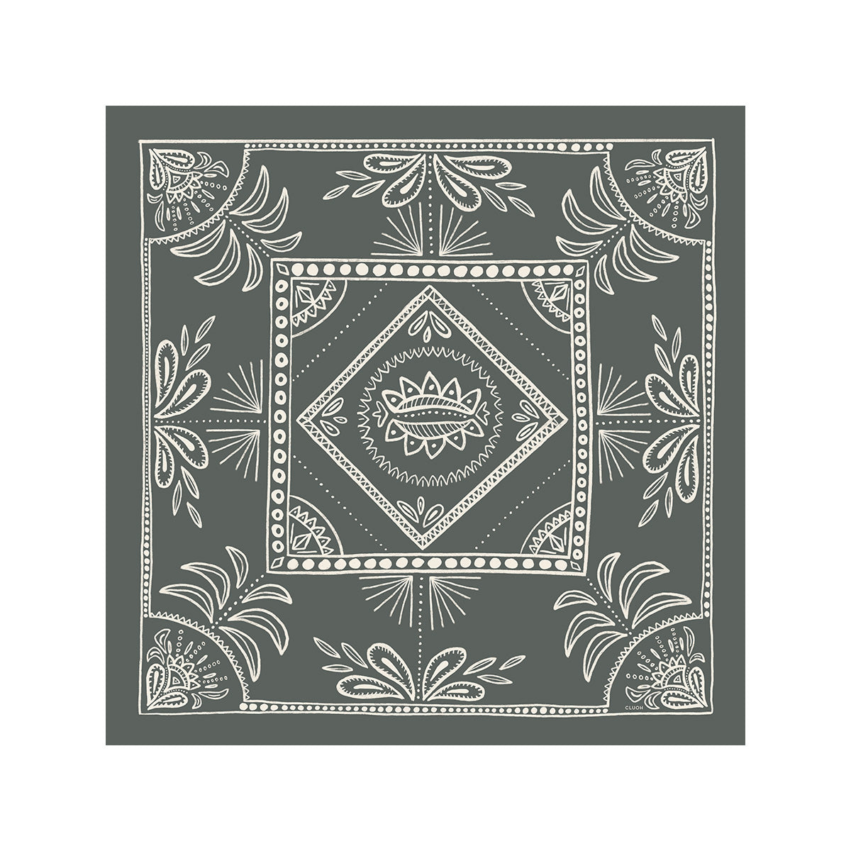 Mini Iris Bandana Forest