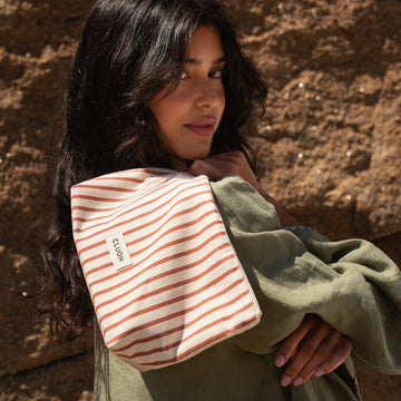 Stina Slim Stripes Terracotta