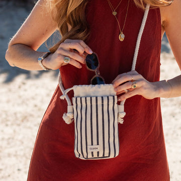 Thelma Slim Stripes Midnight Blue